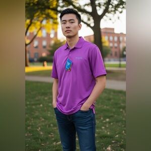 Columbia Vibrant purple Polo Shirt